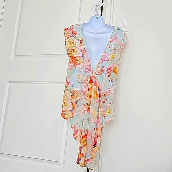 Women's Floral Cover Shirt - Picture 2 of 7